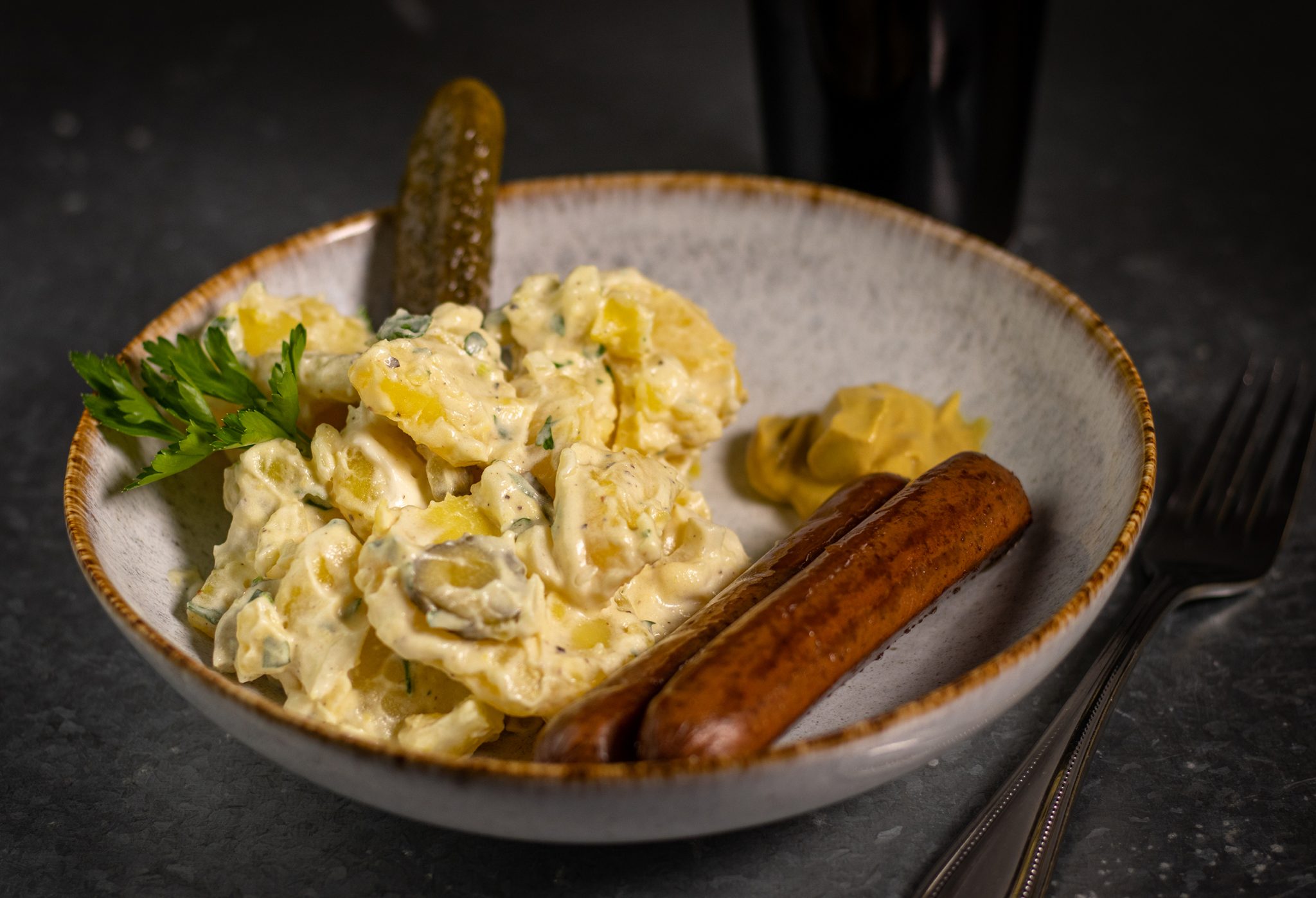 Kartoffelsalat Mit W Rstchen Norddeutscher Kartoffelsalat