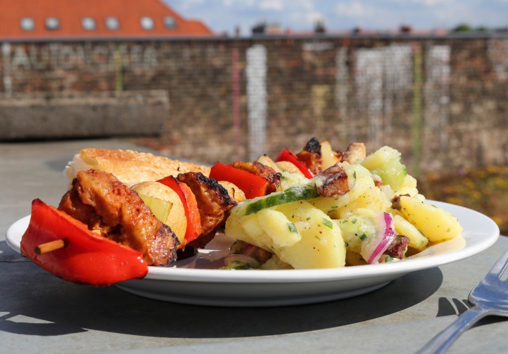 Vegane Grillspieße selber machen