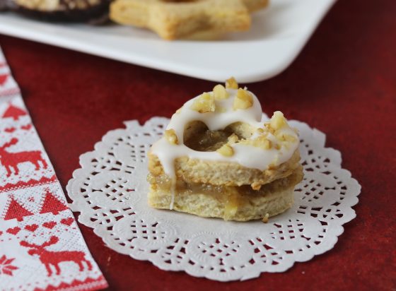 Linzer Walnuss-Plätzchen, leckeres Weihnachtsgebäck - Dailyvegan