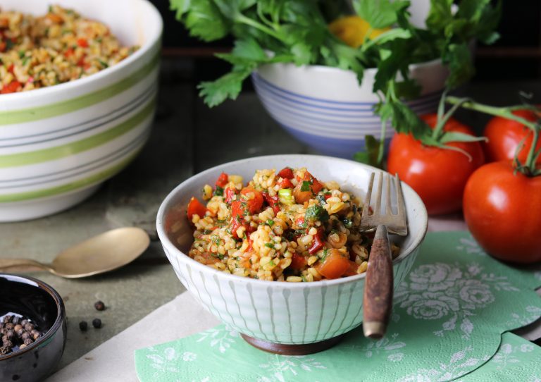 Bulgursalat - frisch und selbstgemacht - Dailyvegan