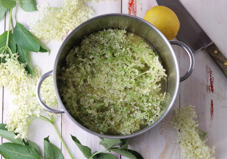 Holunderblüten-Erdbeer-Marmelade - Dailyvegan - Auf&amp;#39;s Brot