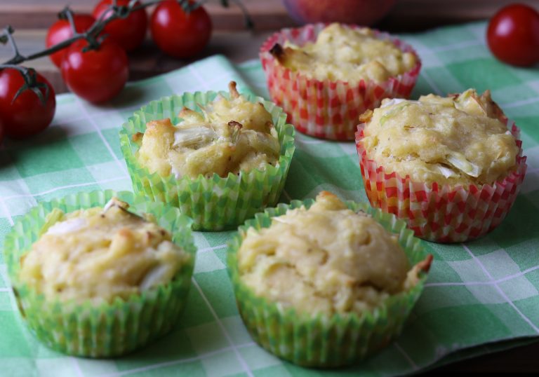 Lauch-Käse-Muffins - veganes Rezept - Dailyvegan