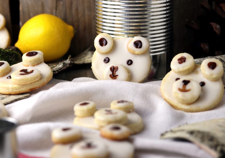 Zitronen-Vanille-Bärchen - süße, vegane Plätzchen - Dailyvegan