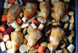 Ready for the oven