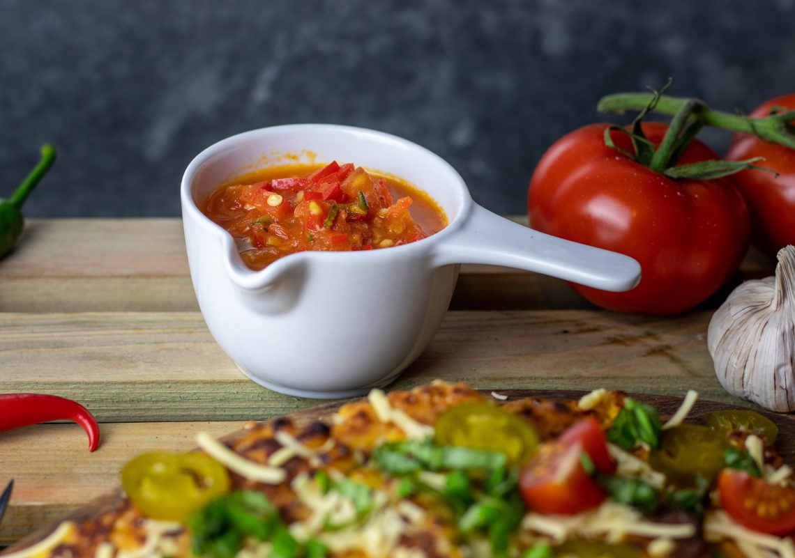 Mais Fritters mit selbstgemachter Tomaten-Salsa - Dailyvegan