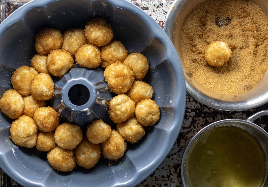 Monkeybread - vegan - süßes, zimtiges Zupfbrot - Dailyvegan