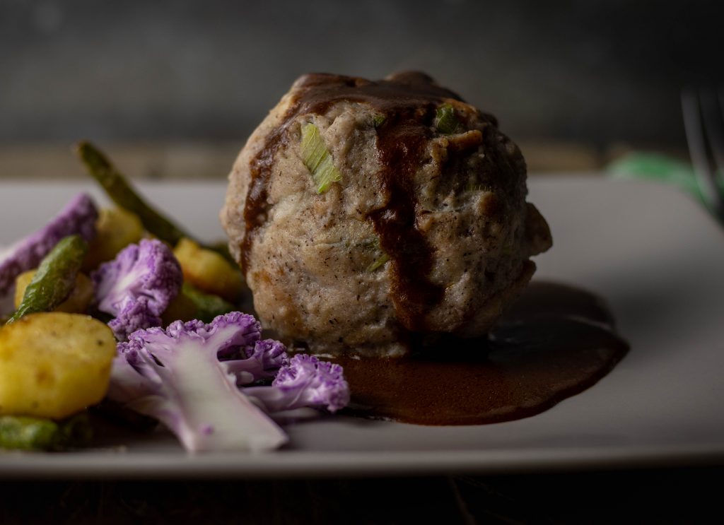 Buchweizenknödel mit Semmelstücken