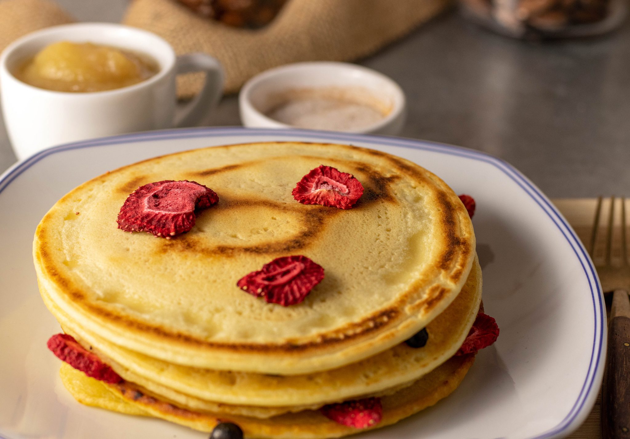 Mungobohnen Pfannkuchen, proteinreich und glutenfrei - herzhaft und süß