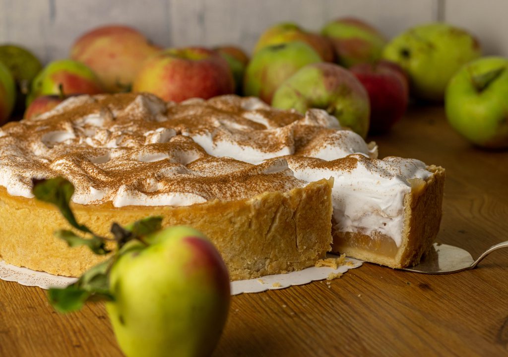 Apfelweintorte - beschwipster Apfelkuchen - Dailyvegan