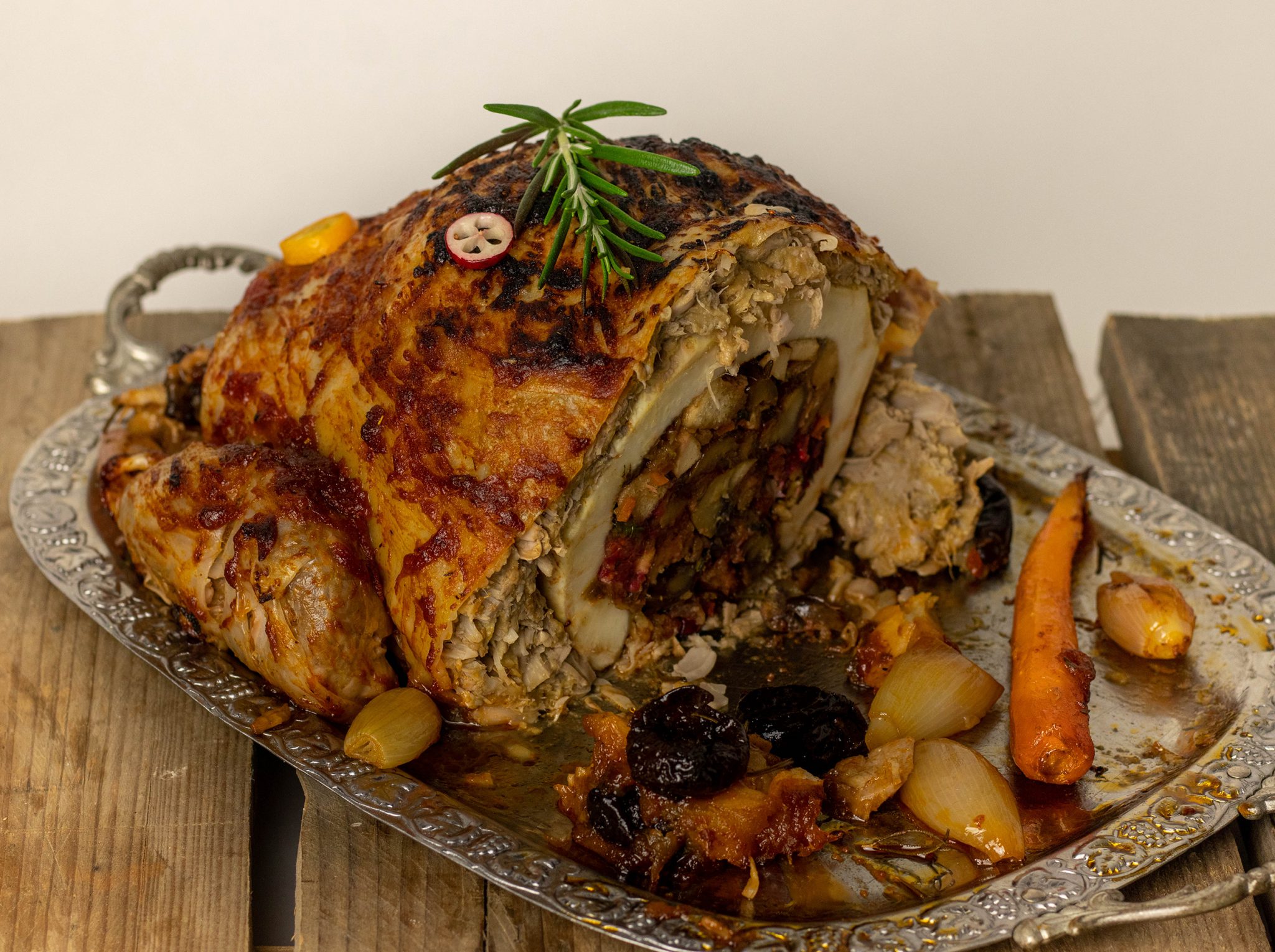 Gans ohne Tier - meine vegane Weihnachtsgans fürs Fernsehen