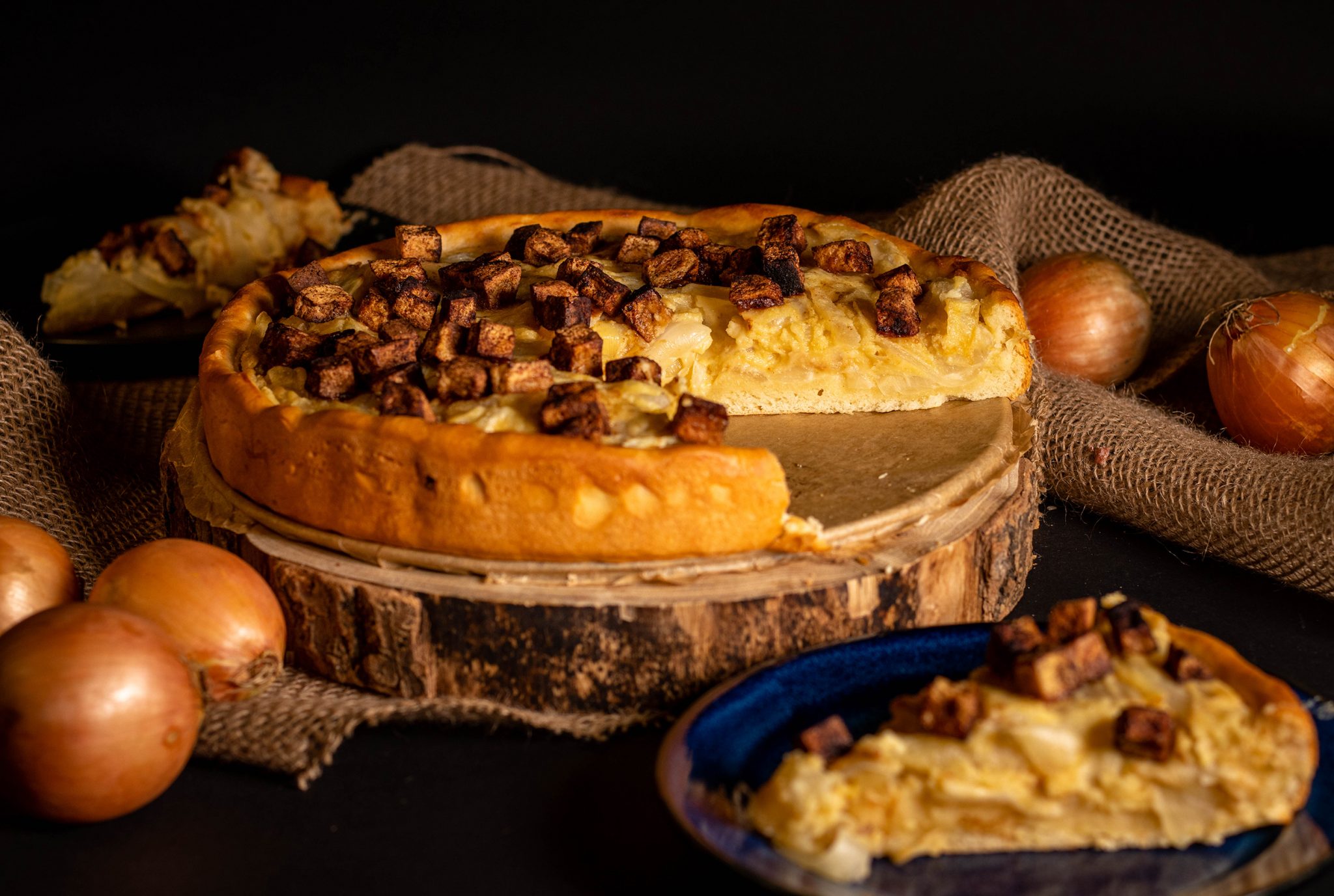 Zwiebelkuchen - klassisch, aber vegan - Dailyvegan