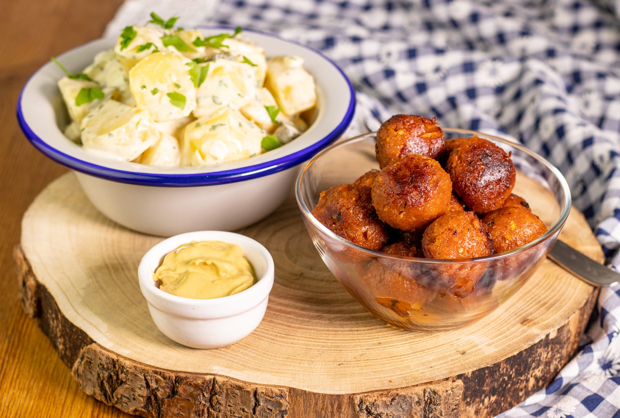 Hackbällchen, Mini Bouletten, Mini Frikadellen - vegan - Dailyvegan