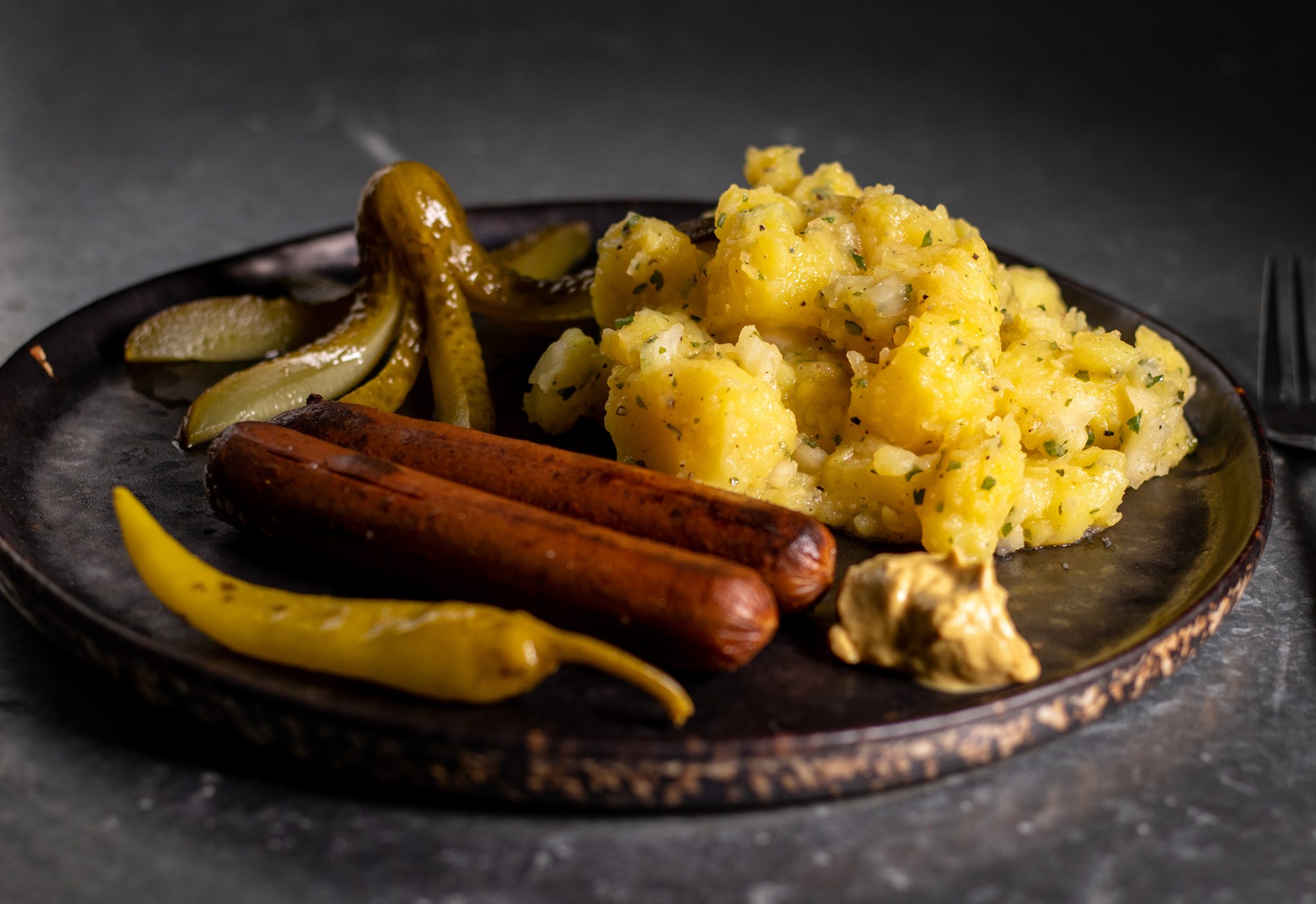 Schwäbischer Kartoffelsalat mit oder ohne Wiener - Dailyvegan