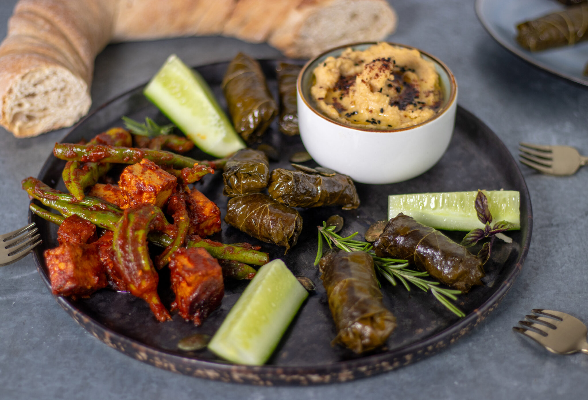 Gefüllte Weinblätter, köstliche Dolmas als Anti Pasti - Dailyvegan