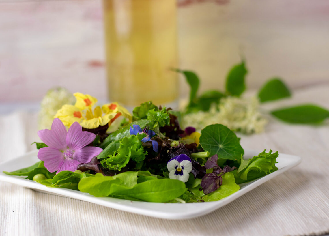 Seasonal produce: elderflower vinegar