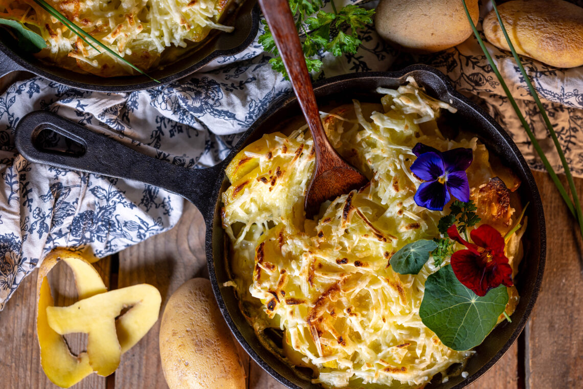 Veganes Kartoffelgratin - ein einfaches Grundrezept