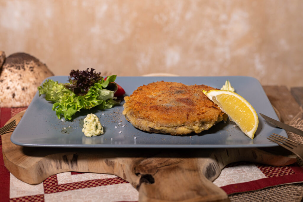 Parasol Cordon Bleu - ein einfaches Gericht, wenn man hungrig aus dem Wald kommt