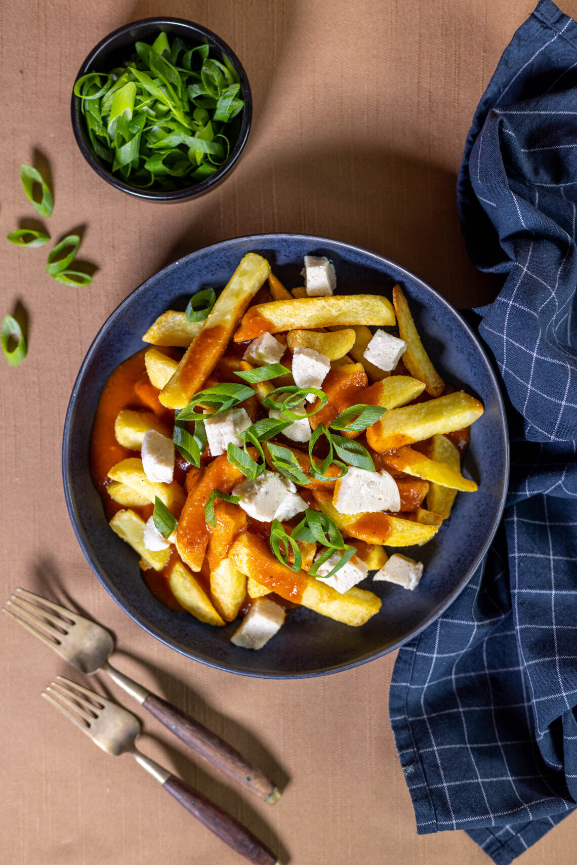 Vegane Poutine - wie das kanadische Originalrezept