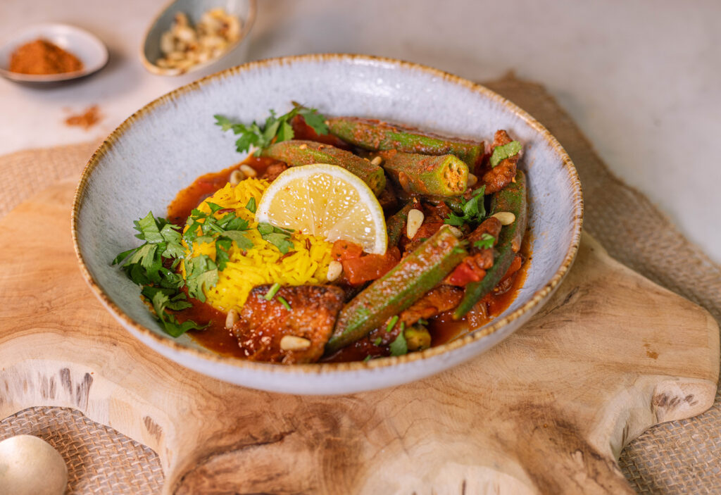 Fertig ist das Marokkanische Ragout – köstlich mit Okraschoten