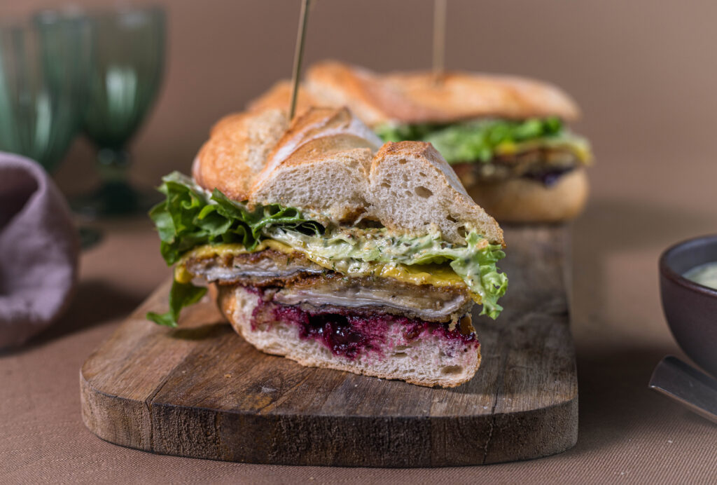 Croques auf Hamburger Art - aber vegan