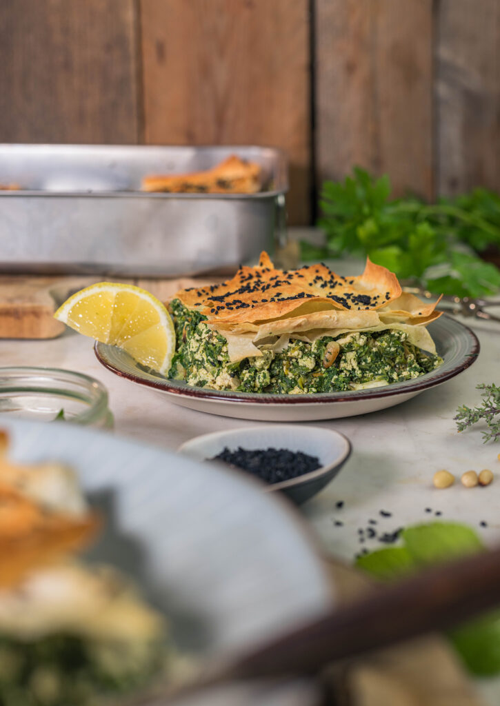 Bei meinem Rezept für griechische Spanakopita halte ich mich streng an das Original.