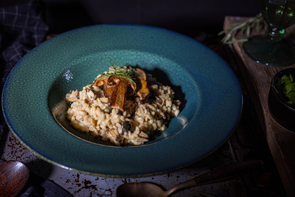 Steinpilz-Risotto mit frischen Steinpilzen