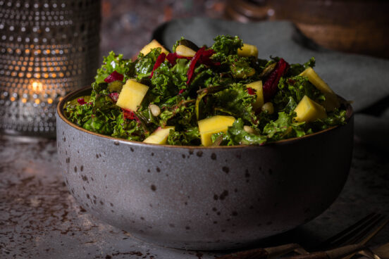 Grünkohlsalat - ein knackig-frischer Wintersalat