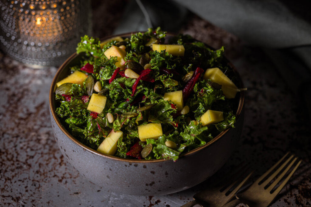 Zeige mir gerne auch Deinen Grünkohlsalat!