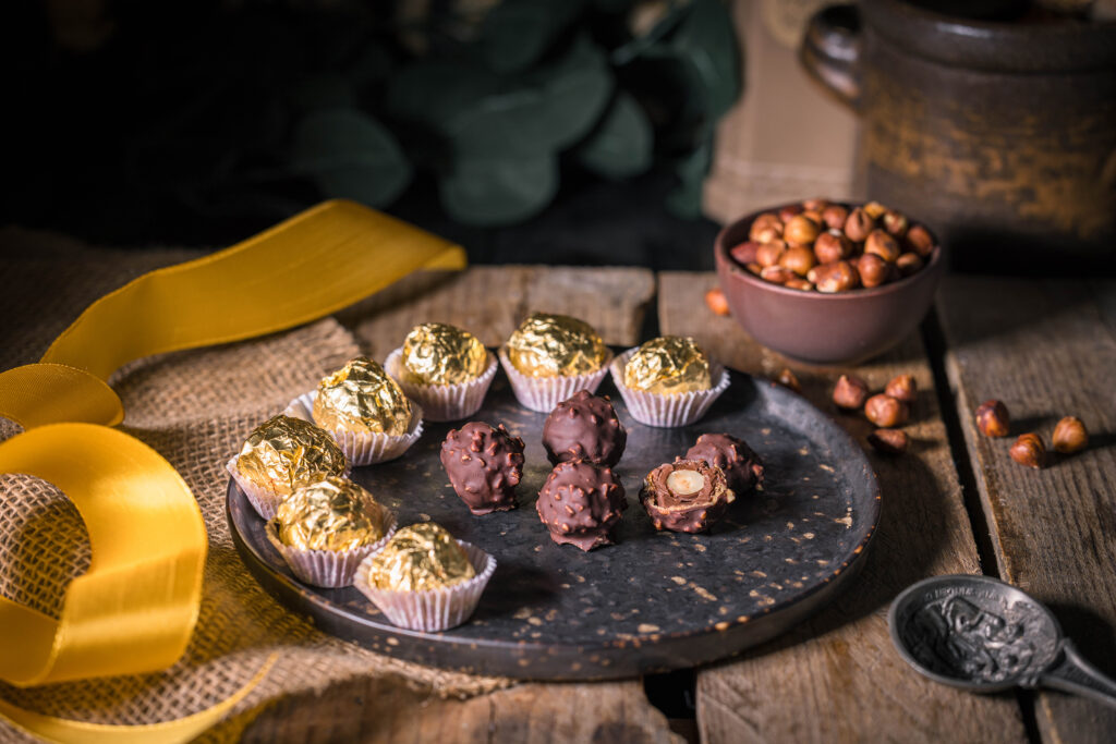 Zeige mir gerne auch Deine Vocher - vegane Rocher.