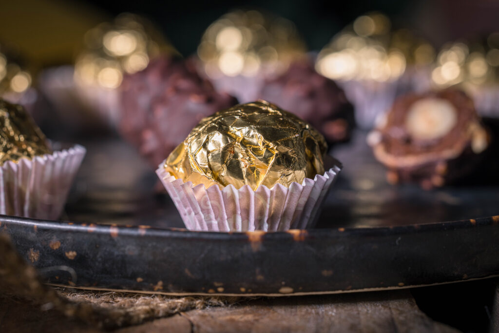 Vegane Rocher eignen sich auch bestens zum Verschenken