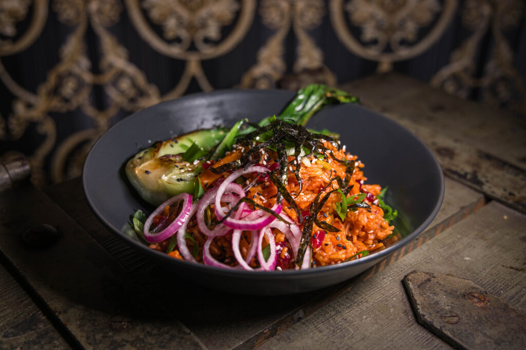 Zeige mir gerne auch Deinen veganen Kimchi Fried Rice